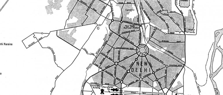 Delhi-and-Vicinity-histrotical-map-1962-City-Plan