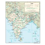 India Transportation map