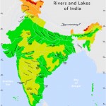 Rivers-and-lakes-topographic-map