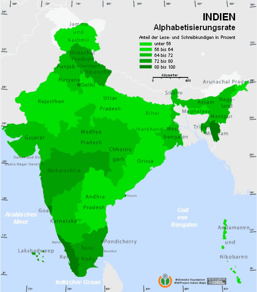 alphabetisierungsrate-indien-karte