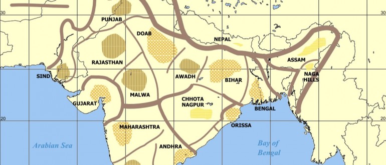 cultural-regional-areas-of-india-map
