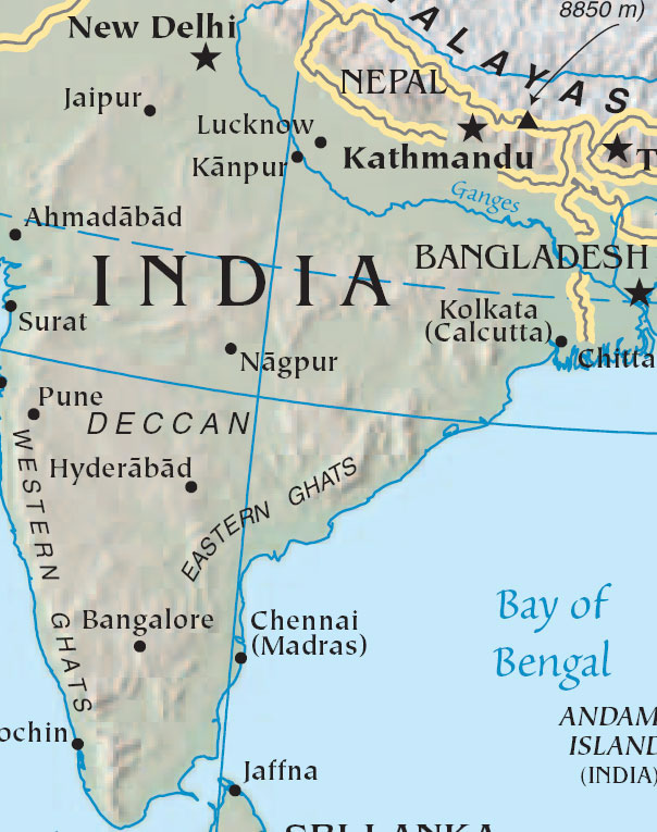 india-calcutta-map