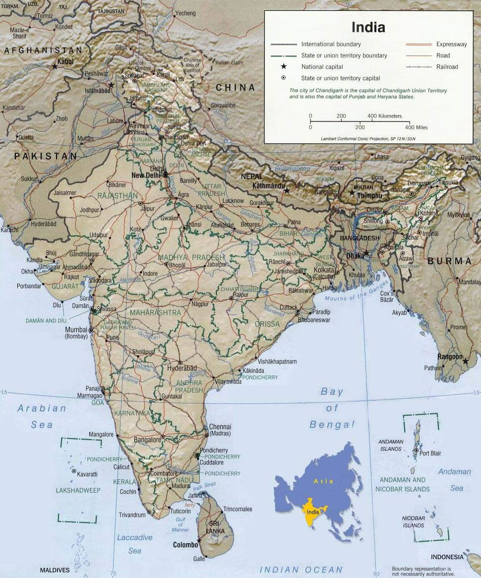 India map - Maps of India