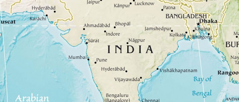 india-pakistan-physical-map