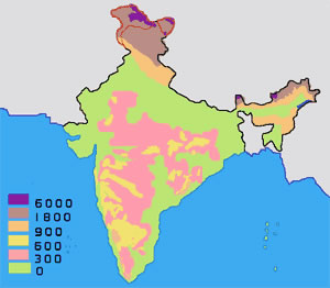 india-physical-map