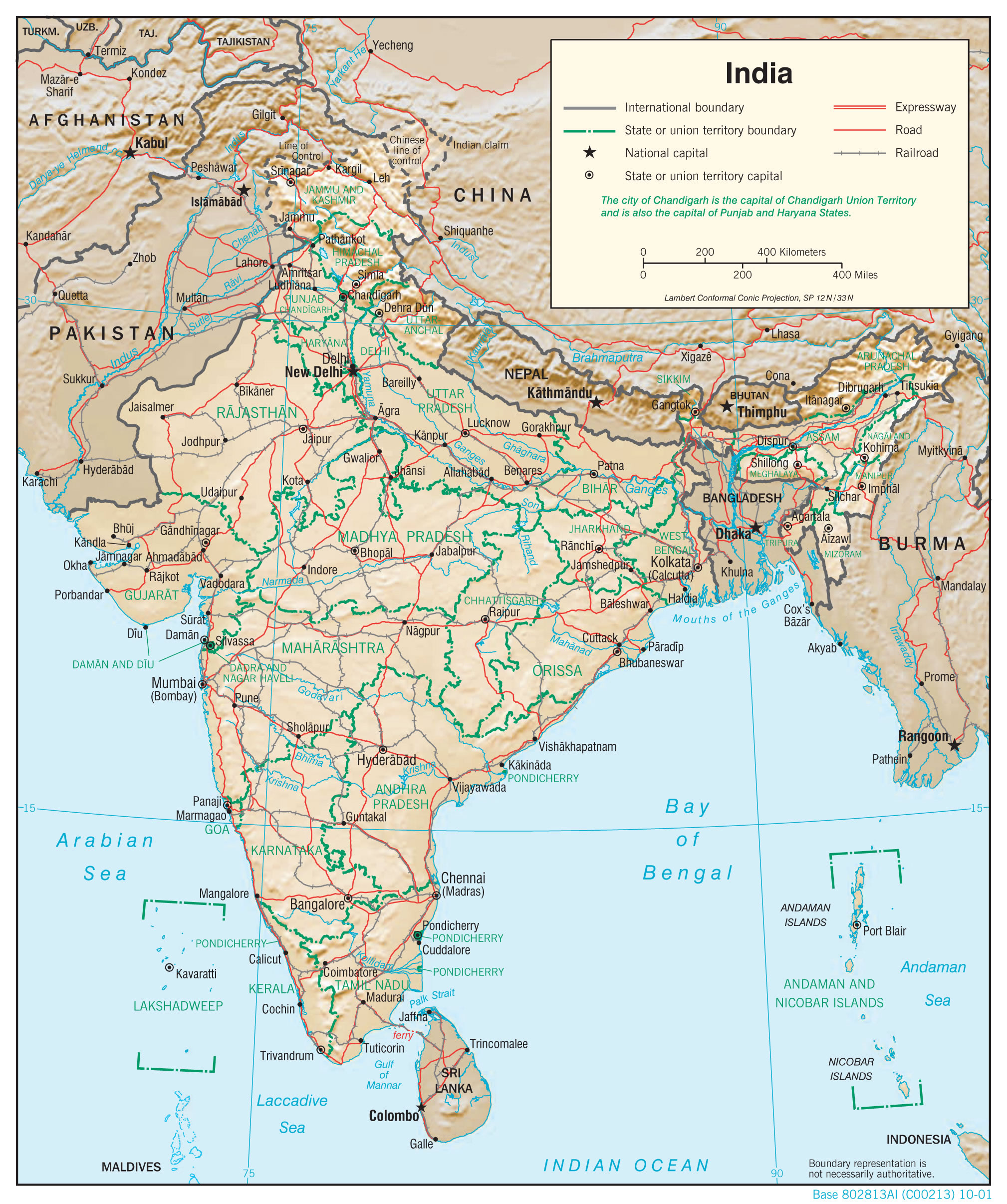 Maps of india