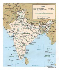 political-map-of-india-1996