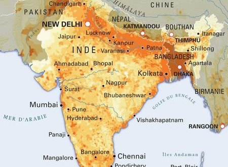 Population Density India Map Maps Of India