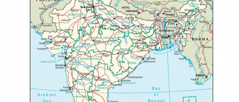India-Transportation-map
