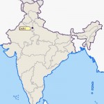 Location of Delhi