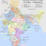 Railway network schematic map