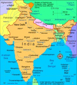 Rivers-india-map