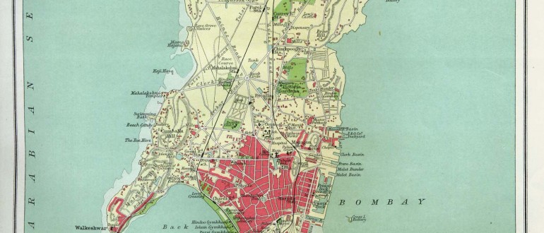 bombay-india-historical-map-1909