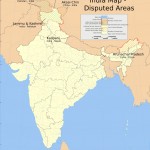 India disputed areas map
