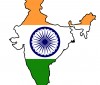 india-flag-map