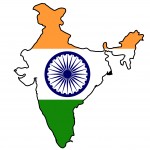 India flag map