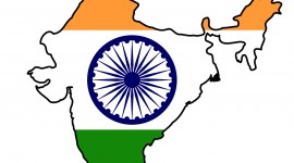 india-flag-map