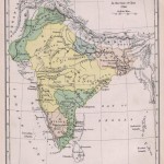 India historical map 1760 from The Public Schools Historical Atlas