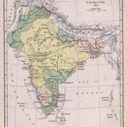 India historical map 1700 1792 from The Historical Atlas - Maps of India