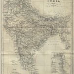 India historical map 1882, Commerce and Commercial Navigation