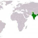 India location world map
