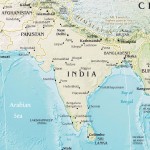 India pakistan physical map