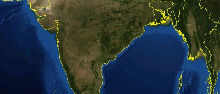india-satellite-map