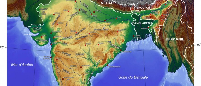 india-topogaphy