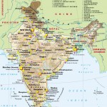 Map of India airport city states