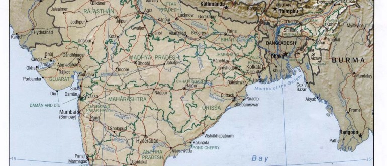 map-of-relief-india