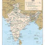 Political map of India 1996