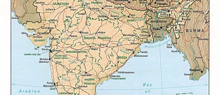 relief-map-of-india-1996