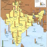 Religions map of India 1987
